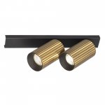 Citilux AXEL CL512523R Спот поворотный двойной Бронза Рифлёный
