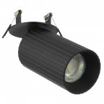 Citilux AXEL CL512D11R Спот поворотный встраиваемый Чёрный Рифлёный