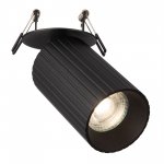 Citilux AXEL CL512D11R Спот поворотный встраиваемый Чёрный Рифлёный