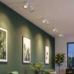 Citilux AXEL CL512D20R Спот поворотный встраиваемый двойной Белый Рифлёный