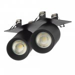 Citilux AXEL CL512D21 Спот поворотный встраиваемый двойной Чёрный