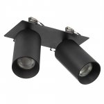 Citilux AXEL CL512D21 Спот поворотный встраиваемый двойной Чёрный