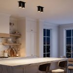 Citilux AXEL CL512D21 Спот поворотный встраиваемый двойной Чёрный