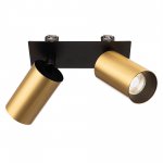 Citilux AXEL CL512D22 Спот поворотный встраиваемый двойной Латунь