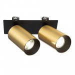 Citilux AXEL CL512D22 Спот поворотный встраиваемый двойной Латунь