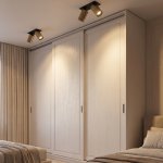 Citilux AXEL CL512D23R Спот поворотный встраиваемый двойной Бронза Рифлёный