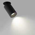 Citilux SkyPORT.10 AXEL CL512S11R Спот поворотный встраиваемый Чёрный Рифлёный