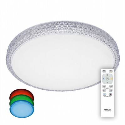 

Светильник с пультом 60 Вт Citilux CL71860RGB Альпина, CL71860RGB