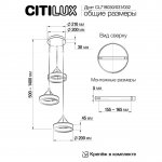 Подвесной светильник Citilux CL719031 Дуэт