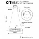 Люстра подвесная Citilux CL719401 Дуэт