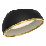 Citilux FLOOM CL736151 Светильник потолочный с пультом Чёрный+Золото