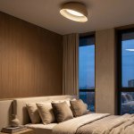 Citilux FLOOM CL736152 Светильник потолочный с пультом Бежевый+Золото