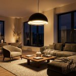 Citilux FLOOM CL736251 Светильник подвесной с пультом Чёрный+Золото