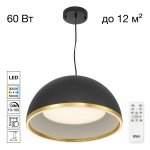 Citilux FLOOM CL736251 Светильник подвесной с пультом Чёрный+Золото