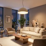 Citilux FLOOM CL736252 Светильник подвесной с пультом Бежевый+Золото