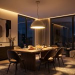 Citilux FLOOM CL736252 Светильник подвесной с пультом Бежевый+Золото