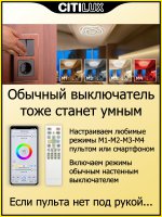 Люстра потолочная Citilux CL737A45E Триест Смарт
