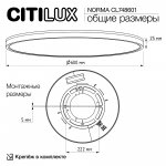 Светильник накладной Citilux CL748601 NORMA