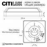 Светильник накладной Citilux CL748K200 NORMA