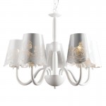 Люстра подвесная CLF0040560E14WH ROSE металл 5*E14 60W