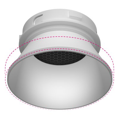 SKYTEK SKYPORT MOD-R CLP10MR0 Декоративный рефлектор Белый