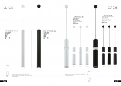 Светильник подвесной Crystal Lux CLT 037C600 BL-GO (1400/201)