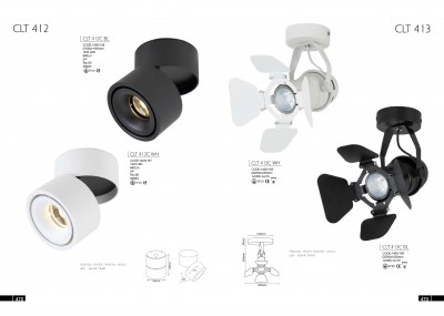 

Светильник Crystal lux CLT 412C WH, CLT 412C WH