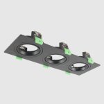 Светильник встроенный Crystallux CLT 002C3 BL V2 Invisia