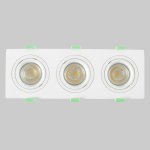 Светильник встроенный Crystallux CLT 002C3 WH V2 Invisia