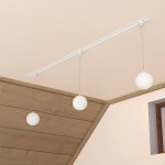 Шинопровод встраиваемый однофазный с питанием и заглушкой Crystal Lux CLT 0.121 01 L1000 WH (1407/006)