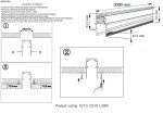 Шинопровод магнитный встраиваемый Crystallux CLT 0.123 01 L3000 WH SPACE
