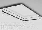 Встраиваемый магнитный трек в натяжной ПВХ потолок. Crystallux CLT 0.134 01 L3000 BL SPACE