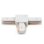 Соединитель T-образный (однофазный) Crystal Lux CLT 0.211 08 WH (1408/037)