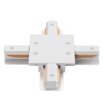 Соединитель X-образный (однофазный) для встраиваемого шинопровода Crystal Lux CLT 0.2211 04 WH (1408/031)