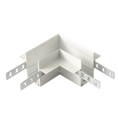 Соединитель для магнитного встраиваемого шинопровода для ГКЛ12,5 мм угловой Crystallux CLT 0.223 11 WH SPACE