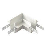 Соединитель для магнитного встраиваемого шинопровода для ГКЛ12,5 мм угловой Crystallux CLT 0.223 11 WH SPACE