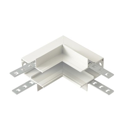 Внутренний соединитель угловой для встраиваемого магнитного шинопровода для ГКЛ12,5 мм Crystallux CLT 0.223 13 WH SPACE