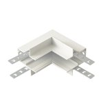 Внутренний соединитель угловой для встраиваемого магнитного шинопровода для ГКЛ12,5 мм Crystallux CLT 0.223 13 WH SPACE