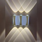 Светильник настенный бра Crystallux CLT 022W3 WH-GO 4000K CLT 022