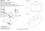 Влагозащищенный светильник Crystal Lux CLT 023W2 BL (1400/495)