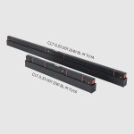 Светильник трековый магнитный Crystallux CLT 0.33 001 12W BL M TUYA Space Smart Home