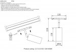 Светильник трековый магнитный Crystal Lux CLT 0.33 003 12W BL 4000K (1409/309)