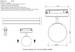 Светильник трековый магнитный Crystallux CLT 0.33 015 5W BL 4000K SPACE