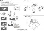 Светильник встраиваемый Crystal Lux CLT 050C1 BL-BL (1400/186)