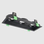 Светильник встроенный Crystallux CLT 068C3 BL Elara