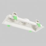 Светильник встроенный Crystallux CLT 068C3 WH Elara