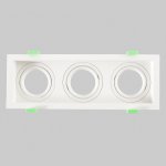 Светильник встроенный Crystallux CLT 068C3 WH Elara