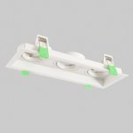 Светильник встроенный Crystallux CLT 068C3 WH Elara