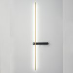 Светильник настенный бра Crystallux CLT 077W1000 BL-BS Slender