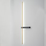 Светильник настенный бра Crystallux CLT 077W1000 BL-BS Slender